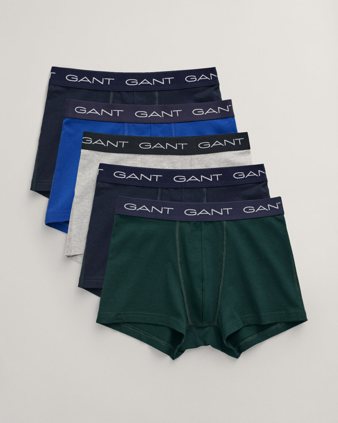 Gant - 5 Pack Cotton Stretch Trunks