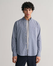Load image into Gallery viewer, GANT -Regular Poplin Micro Check Shirt, College Blue
