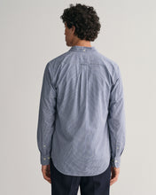Load image into Gallery viewer, GANT -Regular Poplin Micro Check Shirt, College Blue
