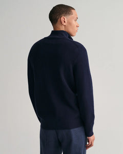 GANT- Cotton Wool Rib HZ , Evening Blue
