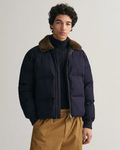 Load image into Gallery viewer, GANT - Padded Flannel Puffer Jacket, Night Blue
