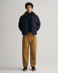 GANT - Padded Flannel Puffer Jacket, Night Blue