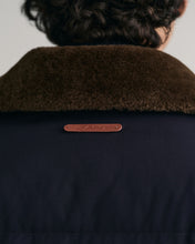 Load image into Gallery viewer, GANT - Padded Flannel Puffer Jacket, Night Blue
