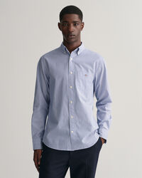 GANT - Regular Poplin Banker Shirt, College Blue