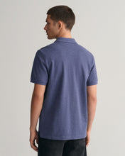 Load image into Gallery viewer, GANT - Reg Shield SS Pique Polo, Dark Jeans Blue Melange
