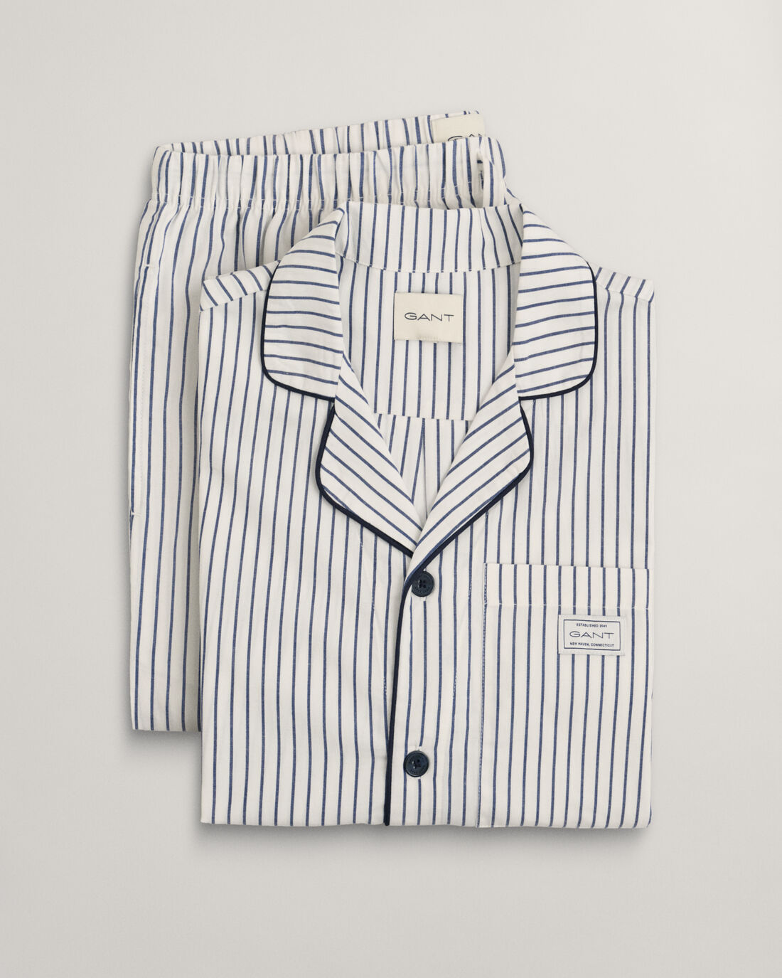 Gant - Striped Pyjama Set, Eggshell
