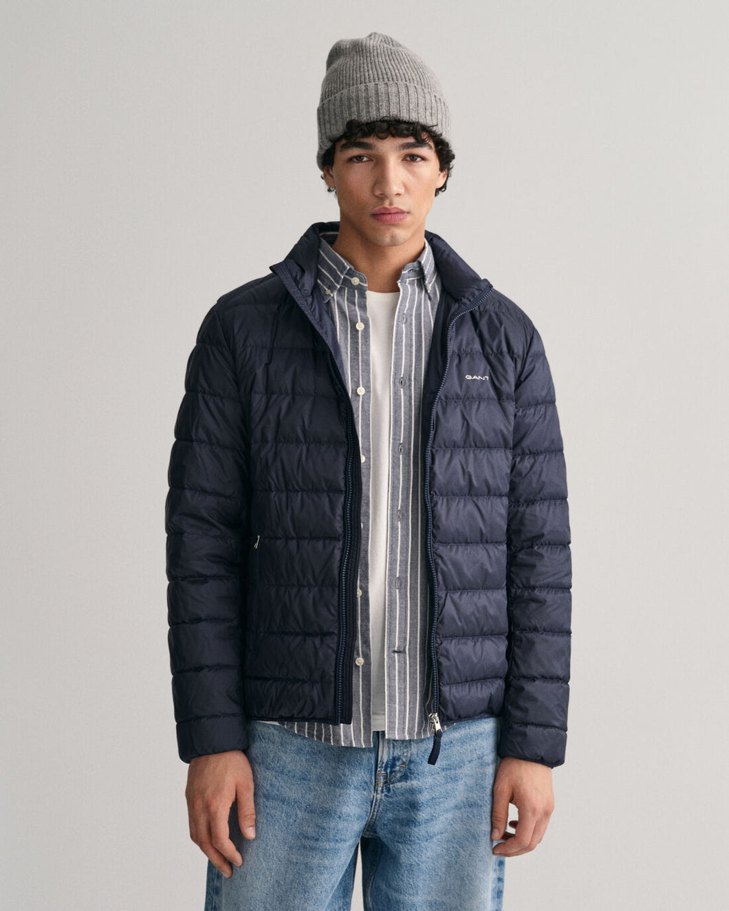 GANT Light Down Jacket Navy