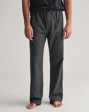 Load image into Gallery viewer, GANT - Flannel Pyjama Set, Jersey Crew Neck, Dark Grey Melange
