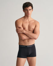 Load image into Gallery viewer, GANT - 5 Pack Basic Cotton Stretch Trunks, Black
