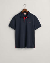 Load image into Gallery viewer, GANT - 3XL Contrast Pique SS Rugger Polo, Persian Blue
