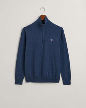 Load image into Gallery viewer, GANT - 3XL Classic Cotton Half Zip, Dark Jeans Blue
