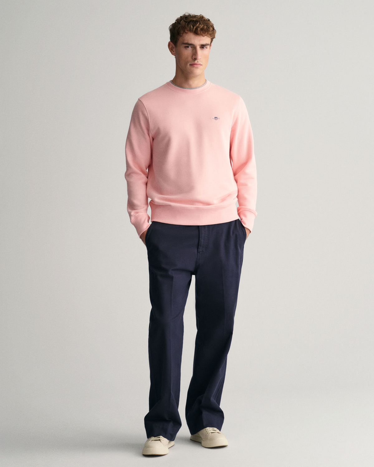 GANT - C-Neck, Bubbelgum Pink Sweatshirt