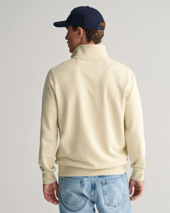 GANT - Silky Beige, Half Zip Sweatshirt