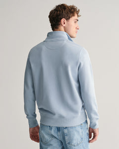 GANT - Half Zip, Dove Blue Sweatshirt