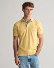 Load image into Gallery viewer, GANT - Contrast Collar Pique Polo, Dusty Yellow
