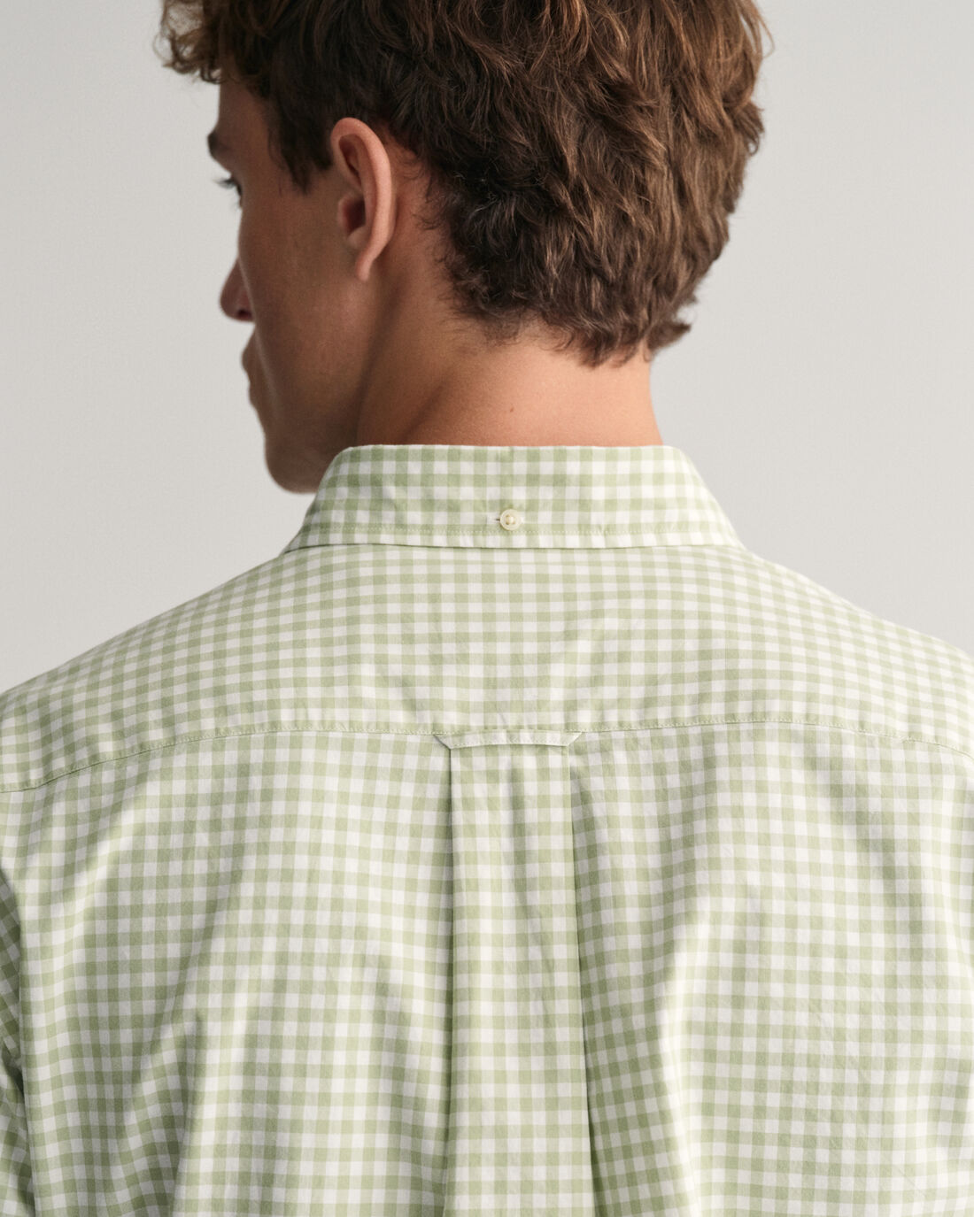 Gant - Poplin Short Sleeve Shirt, Milky Matcha