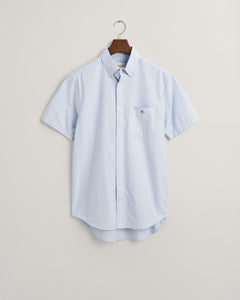 GANT - 3XL - Oxford SS Shirt, Light Blue
