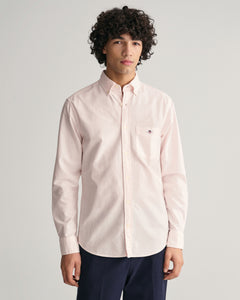 GANT - Reg Oxford Banker Stripe, Light Pink