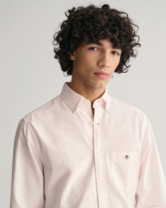 GANT - Reg Oxford Banker Stripe, Light Pink