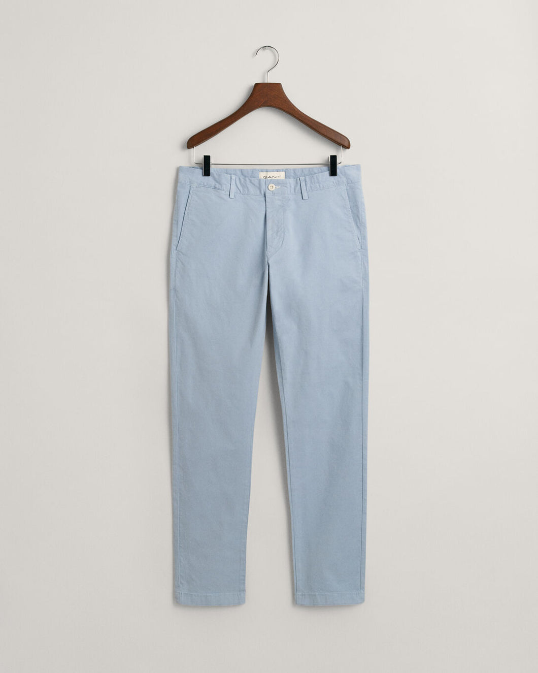 GANT - Slim Fit, Mid Rise Chinos, Dove Blue