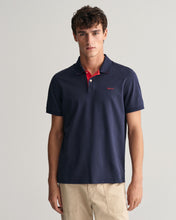 Load image into Gallery viewer, GANT - 3XL Contrast Pique SS Rugger Polo, Persian Blue
