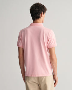 GANT - Contrast Pique SS Rugger Polo, Bubblegum Pink