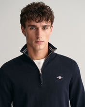 Load image into Gallery viewer, GANT - Classic Cotton Half Zip, Evening Blue
