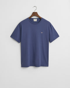 GANT - Regular Shield SS T-Shirt, Dusty Navy