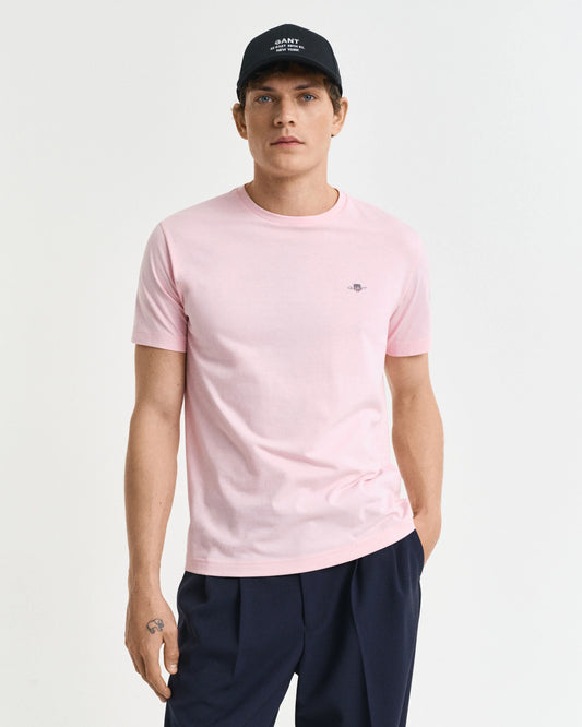GANT - Regular Shield SS T-Shirt, California Pink