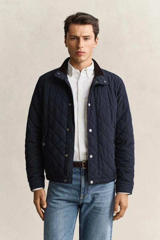 GANT - Classic Quilted Jacket, Evening Blue