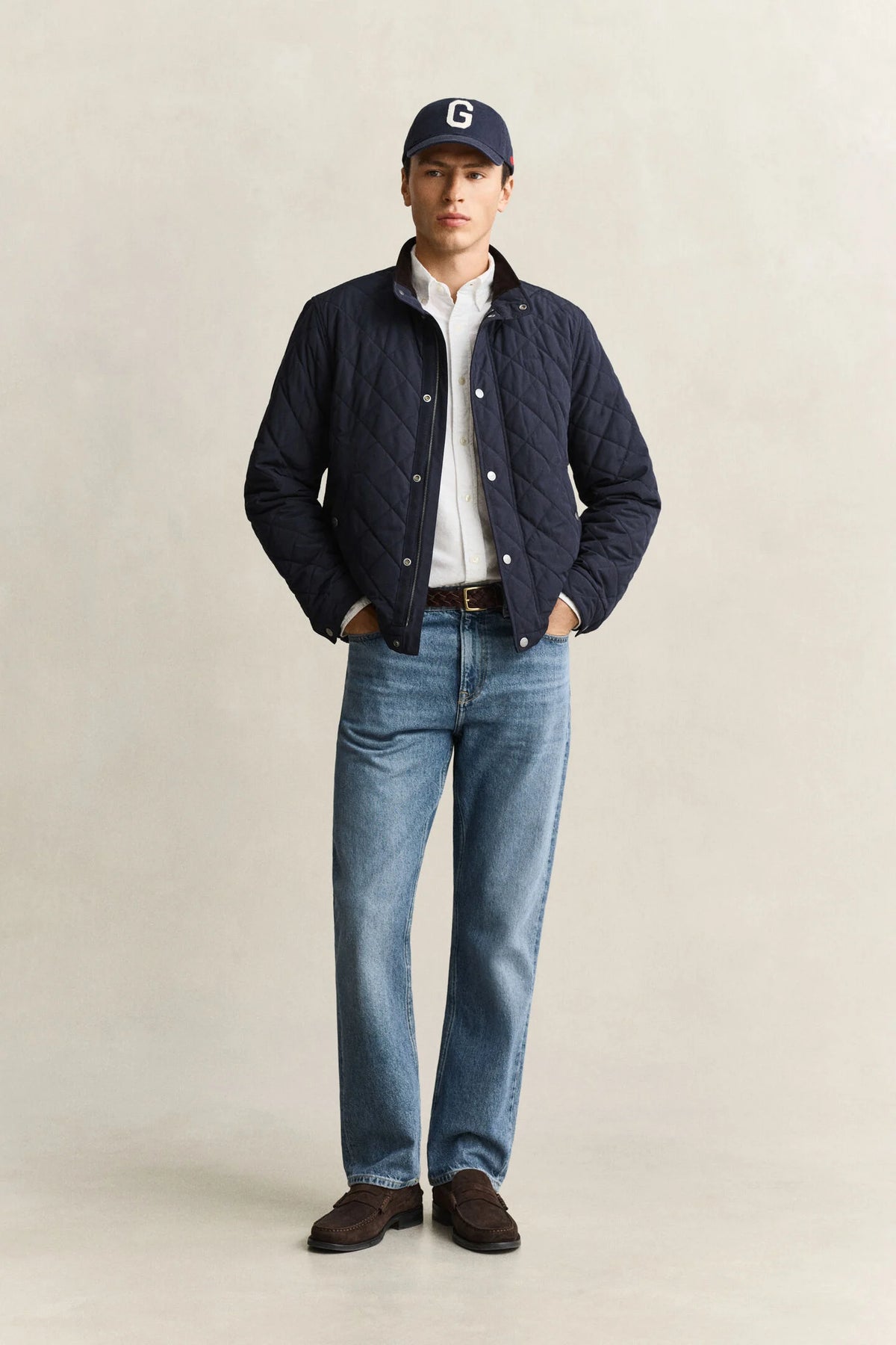 GANT - Classic Quilted Jacket, Evening Blue