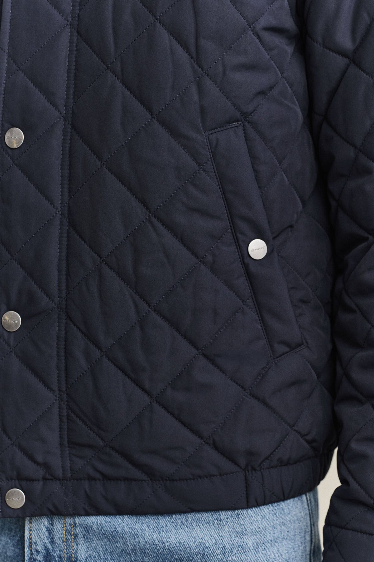 GANT - Classic Quilted Jacket, Evening Blue