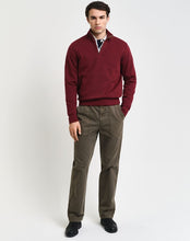 Load image into Gallery viewer, GANT - Sacker Rib Half Zip, Wine Red
