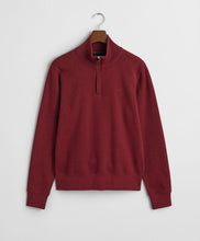 Load image into Gallery viewer, GANT - Sacker Rib Half Zip, Wine Red
