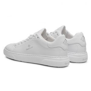 GANT- Joree, Lightweight Leather Trainer, White