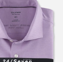 Load image into Gallery viewer, OLYMP -  Modern Fit, 24/7, Lilac Dynamic Stretch (39, 42, 43)
