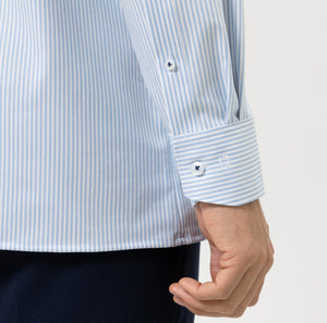 OLYMP - Luxor 24/Seven Modern Fit, Business Shirt, Blue