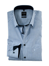 Load image into Gallery viewer, OLYMP - Modern Fit, Fashion Check Shirt (Size 42 Only)
