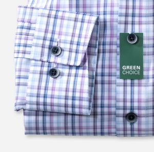 OLYMP - Modern Fit, New Kent, Violet Check