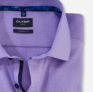 OLYMP - Luxor Modern Fit, Business Shirt, Purple