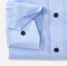 Load image into Gallery viewer, OLYMP - Modern Fit, Business Shirt, Blue Stripe
