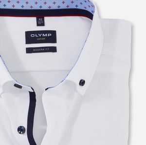 OLYMP - Luxor Modern Fit, Button Down White