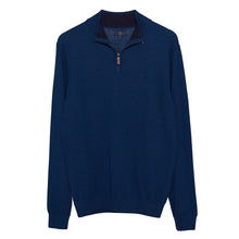 Load image into Gallery viewer, Magee Knitwear- Lunnaigh 1/4 Zip , Navy
