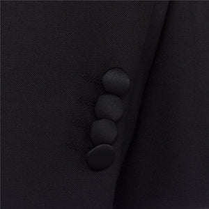 Magee - Fitted Black Dinner Suit