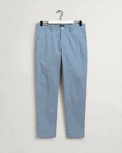 GANT - Hallden Slim Fit Sunfaded Chino, Azure Blue