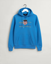 Load image into Gallery viewer, GANT - Achieve Shield Hoodie, Day Blue

