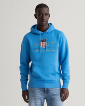 Load image into Gallery viewer, GANT - Achieve Shield Hoodie, Day Blue (XXL Only)
