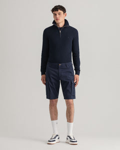 GANT - Relaxed Fit Twill Cargo Shorts, Marine