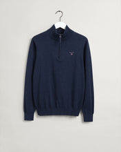 Load image into Gallery viewer, Gant -  New Classic Cotton Half Zip, Dark JeansBlue (M &amp; XXL Only)
