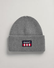 Load image into Gallery viewer, GANT - Retro Shield Beanie, Dark Grey Melange
